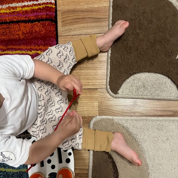 Temiti többméretes vékony strech kordnadrág - Dínó